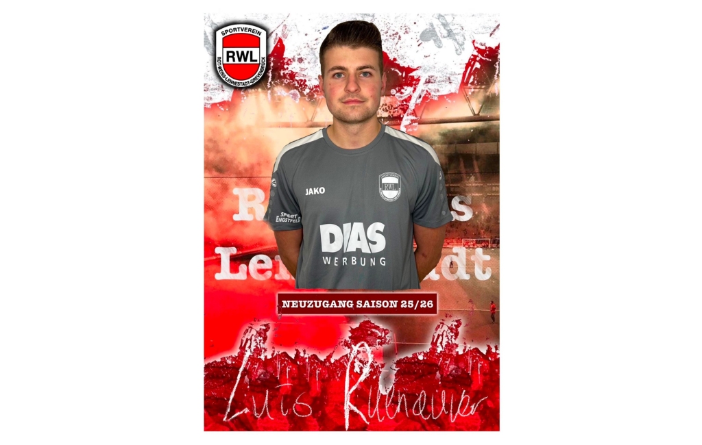 Luis Rüenauver verstärkt RWL zur kommenden Saison